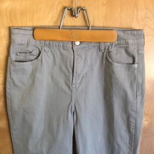 Gray NYDJ jeans - ankle length